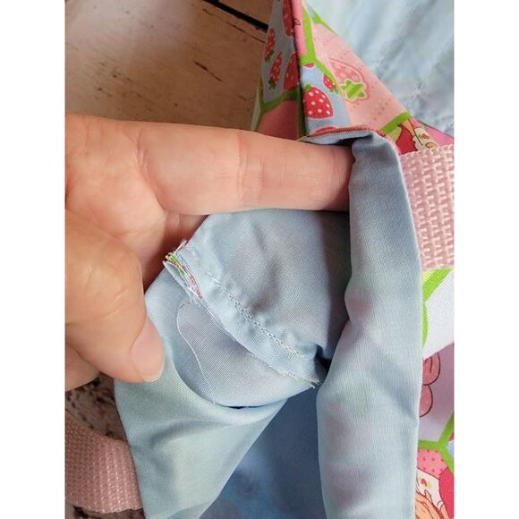 strawberry shortcake Crayon Holder Coloring Tote Bag Handmade kids travel bag - Picture 9 of 9